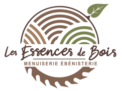 Logo Les Essences de Bois couleur avec baseline