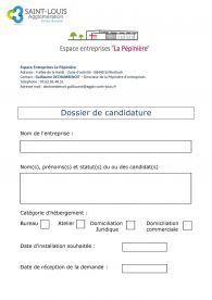 candidature